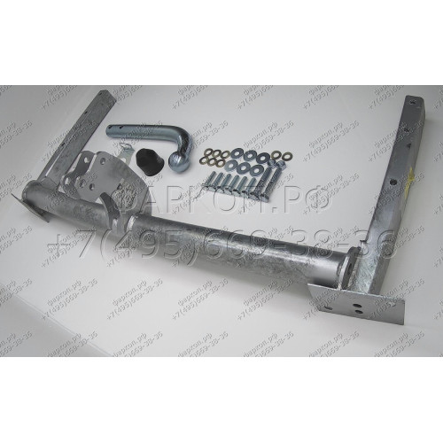 C029A GALIA Полностью оцинкованный фаркоп на Chrysler Grand Voyager III 1995-2001, TownCountry III 1995-2001, Dodge Caravan III 1995-2001. Тип шара: A. Без выреза бампера. Нагрузки: 1800/80 кг, масса фаркопа 24,5 кг