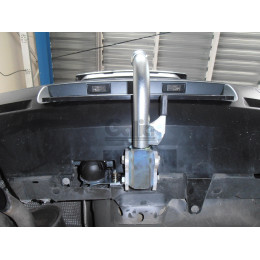 C039C GALIA Полностью оцинкованный фаркоп на Citroen C5 II лифтбек 2004-2008. Особенности: для модели с номерным знаком на заднем бампере. Подрозетник уби