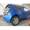 C070C GALIA Полностью оцинкованный фаркоп на Chevrolet Aveo хетчбек 2011-2015. Подрозетник убирается за бампер. Тип шара: C (горизонтальный съемный). Невидимый вырез бампера. Нагрузки: 1200/50 кг, масса фаркопа 15,17 кг