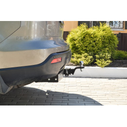 CRV-07-991124.00 PT GROUP Фаркоп с нержавеющей накладкой на Honda CR-V 2007-2012 без подрезки бампера. Тип шара: E (легкосъемный шар под квадрат). Нагрузки: 2000/100 к