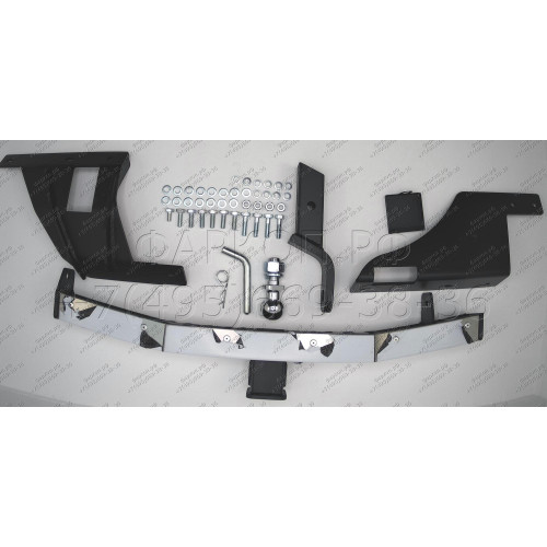 CRV-07-991124.00 PT GROUP Фаркоп с нержавеющей накладкой на Honda CR-V 2007-2012 без подрезки бампера. Тип шара: E (легкосъемный шар под квадрат). Нагрузки: 2000/100 кг, масса фаркопа 20,8 кг (без электрики в комплекте)