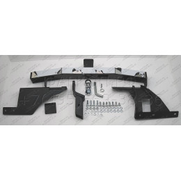 CRV-07-991124.00 PT GROUP Фаркоп с нержавеющей накладкой на Honda CR-V 2007-2012 без подрезки бампера. Тип шара: E (легкосъемный шар под квадрат). Нагрузки: 2000/100 к