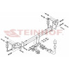 F-049 STEINHOF Фаркоп на FIAT Bravo хетчбек 5 дверей 2007-2014 (без подрезки бампера), Lancia Delta хетчбек 5 дверей 2008-2014 (требуется подрезка бампера). Тип шара: AH (горизонтальное быстросъемное крепление шара на ключе). Нагрузки: 1400/60 кг, масса ф