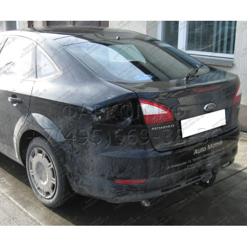 F-268 STEINHOF Фаркоп на Ford Mondeo хетчбек 5 дверей 2007-2014 без подрезки бампера. Тип шара: AV (вертикальное быстросъемное крепление шара на ключе). Нагрузки: 2150/90 кг, масса фаркопа 17,5 кг (без электрики в комплекте)