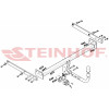 F-275 STEINHOF Фаркоп на Ford Kuga 2WD/4WD 2008-2013 без подрезки бампера. Тип шара: A. Нагрузки: 2100/105 кг, масса фаркопа 19,7 кг (без электрики в комплекте)