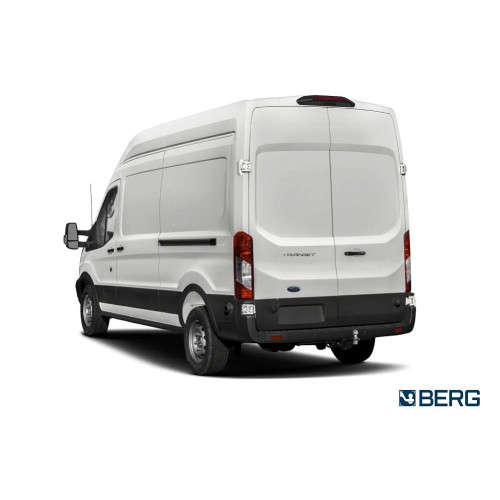 F.1814.002 BERG Фаркоп на Ford Transit 2014- без снятия и подрезки бампера. Тип шара: E. Нагрузки: 2700/100 кг, масса фаркопа 22,5 кг (без электрики в комплекте)