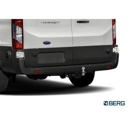 F.1814.002 BERG Фаркоп на Ford Transit 2014- без снятия и подрезки бампера. Тип шара: E. Нагрузки: 2700/100 кг, масса фаркопа 22,5 кг (без электрики в комплекте)