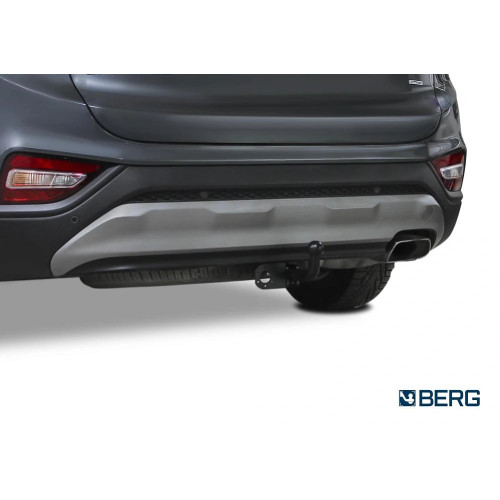 F.2316.001 BERG Фаркоп на Hyundai Santa Fe 2012-2018, Kia Sorento 2012-2020 (сборка РФ). Требуется подрезка бампера. Тип шара: A. Нагрузки: 2500/100 кг, масса фаркопа 18,2 кг (без электрики в комплекте)