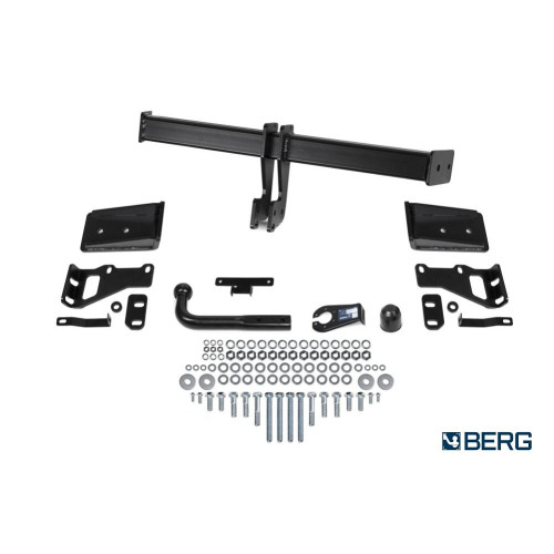 F.2316.001 BERG Фаркоп на Hyundai Santa Fe 2012-2018, Kia Sorento 2012-2020 (сборка РФ). Требуется подрезка бампера. Тип шара: A. Нагрузки: 2500/100 кг, масса фаркопа 18,2 кг (без электрики в комплекте)