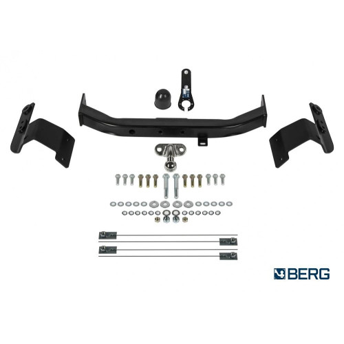 F.5713.004 BERG Фаркоп на Toyota Land Cruiser 200 (Executive, TRD) 2007-2021 без снятия и подрезки бампера. Тип шара: F. Нагрузки: 1500/75 кг, масса фаркопа 20 кг (без электрики в комплекте)