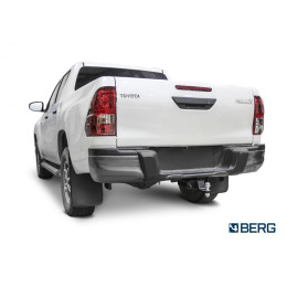 F.5718.001 BERG Фаркоп на Toyota Hilux 2015-, JAC T6 2018- (сборка РФ), JAC T8 Pro 2023- (сборка РФ), Sollers ST6 2023-, Sollers ST8 2025- без снятия и подрезки бампера. Тип шара: E. Нагрузки