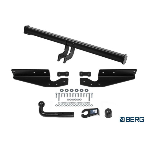 F.5719.001 BERG Фаркоп на Toyota RAV4 2006-2013 (кроме Long) без снятия и подрезки бампера. Тип шара: A. Нагрузки: 1500/75 кг, масса фаркопа 23,2 кг (без электрики в комплекте)