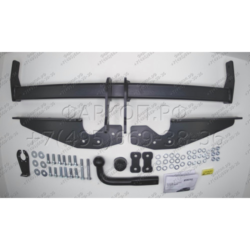 F.5719.001 BERG Фаркоп на Toyota RAV4 2006-2013 (кроме Long) без снятия и подрезки бампера. Тип шара: A. Нагрузки: 1500/75 кг, масса фаркопа 23,2 кг (без электрики в комплекте)