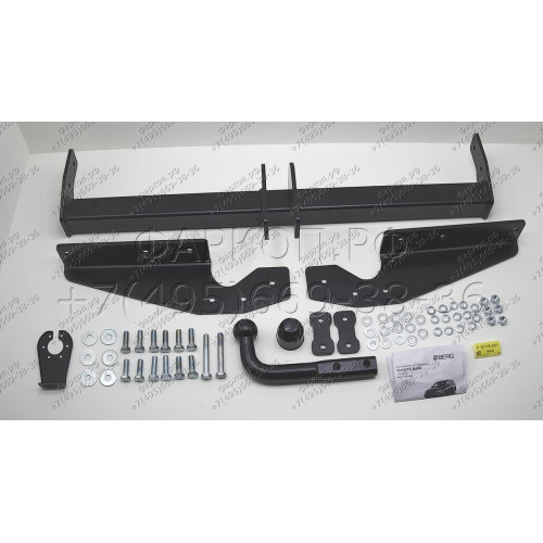 F.5719.001 BERG Фаркоп на Toyota RAV4 2006-2013 (кроме Long) без снятия и подрезки бампера. Тип шара: A. Нагрузки: 1500/75 кг, масса фаркопа 23,2 кг (без электрики в комплекте)