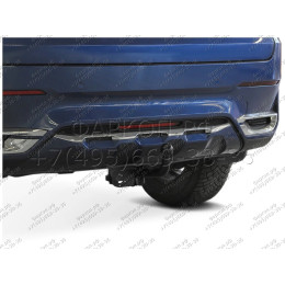 F.9411.002 BERG Фаркоп на Haval F7 2019-2024, Haval F7x 2019-2024 без снятия и подрезки бампера. Тип шара: A. Нагрузки: 1500/75 кг, масса фаркопа 19 кг (без электрики в комп