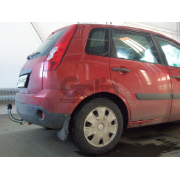F088A GALIA Полностью оцинкованный фаркоп на Ford Fiesta 2002-2008. Особенности: колесная база 2486 мм. Тип шара: A. Требуется подрезка бампера. Нагрузки: 900/50 