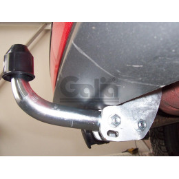 F096C GALIA Полностью оцинкованный фаркоп на Ford Focus II универсал 2004-2011. Тип шара: C (горизонтальный съемный). Без выреза бампера. Нагрузки: 1500/75 кг, м