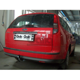 F096C GALIA Полностью оцинкованный фаркоп на Ford Focus II универсал 2004-2011. Тип шара: C (горизонтальный съемный). Без выреза бампера. Нагрузки: 1500/75 кг, м