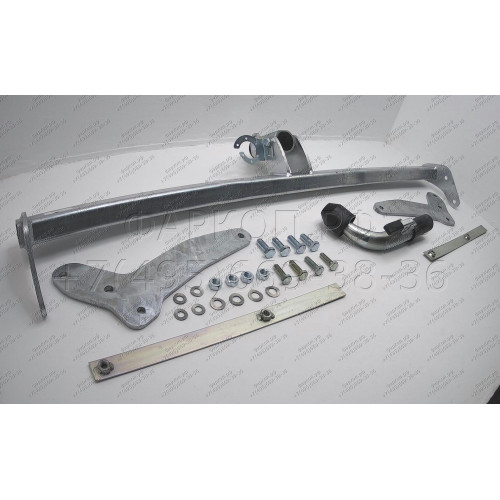F096C GALIA Полностью оцинкованный фаркоп на Ford Focus II универсал 2004-2011. Тип шара: C (горизонтальный съемный). Без выреза бампера. Нагрузки: 1500/75 кг, масса фаркопа 16,87 кг