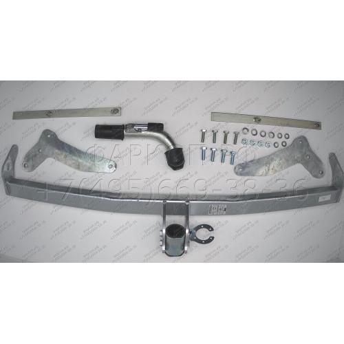 F096C GALIA Полностью оцинкованный фаркоп на Ford Focus II универсал 2004-2011. Тип шара: C (горизонтальный съемный). Без выреза бампера. Нагрузки: 1500/75 кг, масса фаркопа 16,87 кг