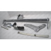 F096C GALIA Полностью оцинкованный фаркоп на Ford Focus II универсал 2004-2011. Тип шара: C (горизонтальный съемный). Без выреза бампера. Нагрузки: 1500/75 кг, масса фаркопа 16,87 кг