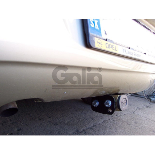 F101C GALIA Полностью оцинкованный фаркоп на Opel Corsa D 2006-2014, FIAT Grande Punto 2005-2010, Grande Punto Evo 2005-2010, Alfa Romeo MiTo 2008-2018. Подрозетник убирается за бампер. Тип шара: C (горизонтальный съемный). Невидимый вырез бампера. Нагруз