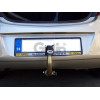 F101C GALIA Полностью оцинкованный фаркоп на Opel Corsa D 2006-2014, FIAT Grande Punto 2005-2010, Grande Punto Evo 2005-2010, Alfa Romeo MiTo 2008-2018. Подрозетник убирается за бампер. Тип шара: C (горизонтальный съемный). Невидимый вырез бампера. Нагруз
