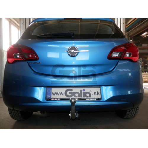 F101C GALIA Полностью оцинкованный фаркоп на Opel Corsa D 2006-2014, FIAT Grande Punto 2005-2010, Grande Punto Evo 2005-2010, Alfa Romeo MiTo 2008-2018. Подрозетник убирается за бампер. Тип шара: C (горизонтальный съемный). Невидимый вырез бампера. Нагруз