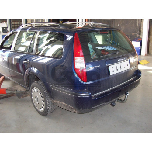 F102A GALIA Полностью оцинкованный фаркоп на Ford Mondeo универсал 1993-2006. Тип шара: A. Подрезка бампера. Нагрузки: 1800/75 кг, масса фаркопа 17,22 кг