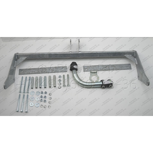 F102A GALIA Полностью оцинкованный фаркоп на Ford Mondeo универсал 1993-2006. Тип шара: A. Подрезка бампера. Нагрузки: 1800/75 кг, масса фаркопа 17,22 кг