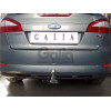 F112A GALIA Полностью оцинкованный фаркоп на Ford Mondeo хетчбек 5 дверей 2007-2015. Подрозетник убирается за бампер. Тип шара: A. Без выреза бампера. Нагрузки: 2000/80 кг, масса фаркопа 13,52 кг