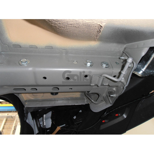F114A GALIA Полностью оцинкованный фаркоп на Ford Galaxy 2006-2015, Ford S-MAX 2006-2015. Подрозетник убирается за бампер. Тип шара: A. Невидимый вырез бампера. Нагрузки: 1800/100 кг, масса фаркопа 15,12 кг