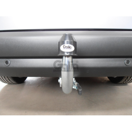 F114A GALIA Полностью оцинкованный фаркоп на Ford Galaxy 2006-2015, Ford S-MAX 2006-2015. Подрозетник убирается за бампер. Тип шара: A. Невидимый вырез бампера. Нагрузки: 1800/100 кг, масса фаркопа 15,12 кг