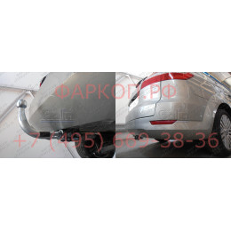 F115C GALIA Полностью оцинкованный фаркоп на Ford Mondeo седан/универсал 2007-2014. Подрозетник убирается за бампер. Тип шара: C (горизонтальный съемный). 