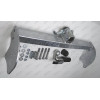F116C GALIA Полностью оцинкованный фаркоп на Ford Transit шасси 2000-2014. Тип шара: C (горизонтальный съемный). Установка без выреза бампера. Нагрузки: 3000/120 кг, масса фаркопа 16,17 кг