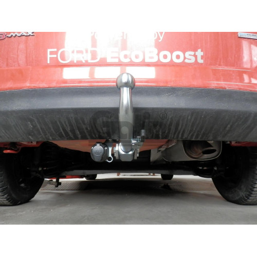 F118C GALIA Полностью оцинкованный фаркоп на Ford B-Max 2012-2017. Подрозетник убирается за бампер. Тип шара: C (горизонтальный съемный). Без выреза бампера. Нагрузки: 1150/75 кг, масса фаркопа 15,36 кг