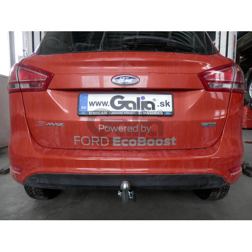 F118C GALIA Полностью оцинкованный фаркоп на Ford B-Max 2012-2017. Подрозетник убирается за бампер. Тип шара: C (горизонтальный съемный). Без выреза бампера. Нагрузки: 1150/75 кг, масса фаркопа 15,36 кг