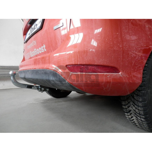 F118C GALIA Полностью оцинкованный фаркоп на Ford B-Max 2012-2017. Подрозетник убирается за бампер. Тип шара: C (горизонтальный съемный). Без выреза бампера. Нагрузки: 1150/75 кг, масса фаркопа 15,36 кг