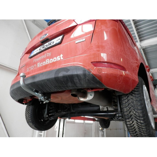 F118C GALIA Полностью оцинкованный фаркоп на Ford B-Max 2012-2017. Подрозетник убирается за бампер. Тип шара: C (горизонтальный съемный). Без выреза бампера. Нагрузки: 1150/75 кг, масса фаркопа 15,36 кг