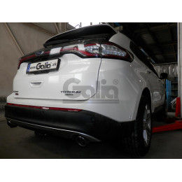 F136C GALIA Полностью оцинкованный фаркоп на Ford Edge 2015-2021. Тип шара: C (горизонтальный съемный). Установка без выреза бампера. Нагрузки: 2200/120 кг, мас