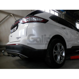 F136C GALIA Полностью оцинкованный фаркоп на Ford Edge 2015-2021. Тип шара: C (горизонтальный съемный). Установка без выреза бампера. Нагрузки: 2200/120 кг, мас