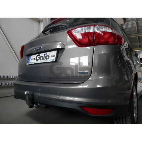 F139C GALIA Полностью оцинкованный фаркоп на Ford Focus 2003-2018, Ford Focus C-MAX 2003-2010, 2010-2019, Ford Grand C-MAX 2010-2019. Тип шара: C (горизонтальный съемный). Невидимый вырез бампера. Нагрузки: 1700/80 кг, масса фаркопа 15,97 кг