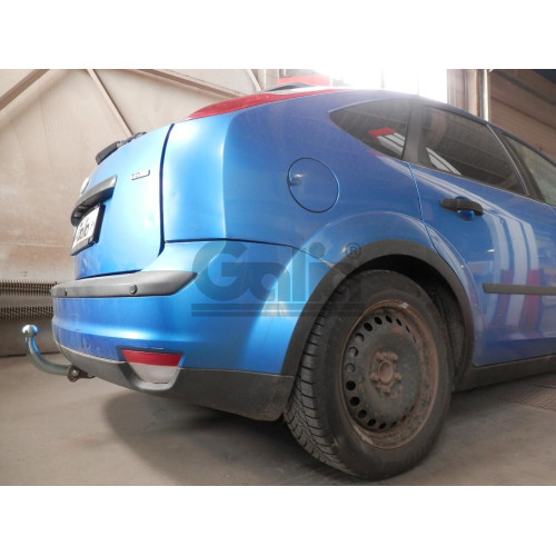 F139C GALIA Полностью оцинкованный фаркоп на Ford Focus 2003-2018, Ford Focus C-MAX 2003-2010, 2010-2019, Ford Grand C-MAX 2010-2019. Тип шара: C (горизонтальный съемный). Невидимый вырез бампера. Нагрузки: 1700/80 кг, масса фаркопа 15,97 кг