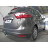F139C GALIA Полностью оцинкованный фаркоп на Ford Focus 2003-2018, Ford Focus C-MAX 2003-2010, 2010-2019, Ford Grand C-MAX 2010-2019. Тип шара: C (горизонтальный съемный). Невидимый вырез бампера. Нагрузки: 1700/80 кг, масса фаркопа 15,97 кг