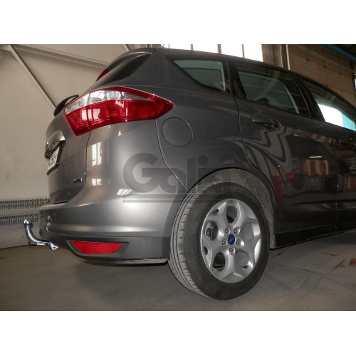 F139C GALIA Полностью оцинкованный фаркоп на Ford Focus 2003-2018, Ford Focus C-MAX 2003-2010, 2010-2019, Ford Grand C-MAX 2010-2019. Тип шара: C (горизонтальный съемный). Невидимый вырез бампера. Нагрузки: 1700/80 кг, масса фаркопа 15,97 кг