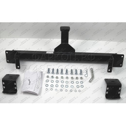 FA 0100-E Бизон Фаркоп ПЕРЕДНИЙ на Volkswagen Amarok 2010-2022. Требуется подрезка бампера. Тип шара: E (легкосъемный шар под квадрат). Нагрузка: 3200 кг. Не комп