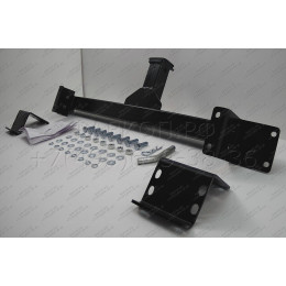 FA 0100-E Бизон Фаркоп ПЕРЕДНИЙ на Volkswagen Amarok 2010-2022. Требуется подрезка бампера. Тип шара: E (легкосъемный шар под квадрат). Нагрузка: 3200 кг. Не комп