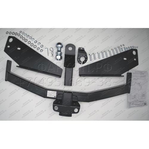 FA 0110-E Бизон Фаркоп на Jeep Cherokee KK 2008-2013, Dodge Nitro 2007-2011 без подрезки бампера. Тип шара: E (легкосъемный шар под квадрат). Нагрузки: 3200/120 кг. Не комплектуется электрикой