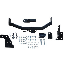FA 0724-E Бизон Фаркоп на Hyundai Santa Fe 2012-2018, Kia Sorento II XM 2012-2020. Требуется подрезка бампера. Тип шара: E (легкосъемный шар под квадрат). Нагрузки: 3000/120 кг