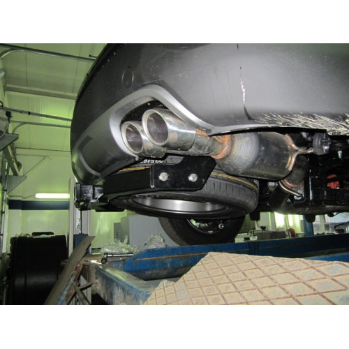 FA 0724-E Бизон Фаркоп на Hyundai Santa Fe 2012-2018, Kia Sorento II XM 2012-2020. Требуется подрезка бампера. Тип шара: E (легкосъемный шар под квадрат). Нагрузки: 3000/120 кг. Не комплектуется электрикой